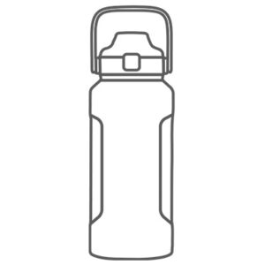 Custom water bottle shape